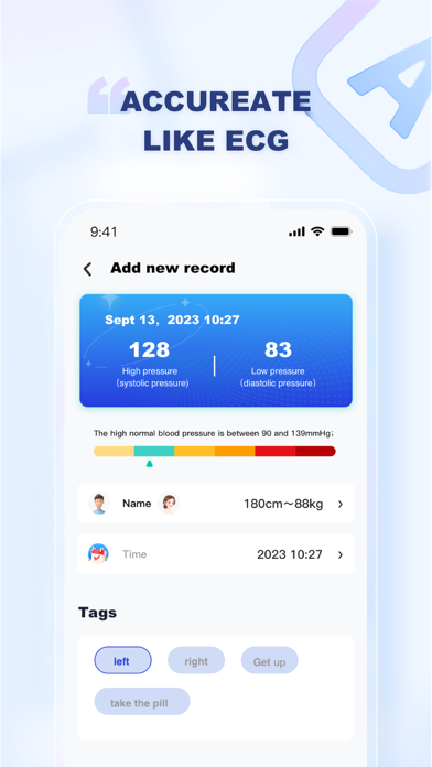 Blood Pressure: Health monitor Screenshot