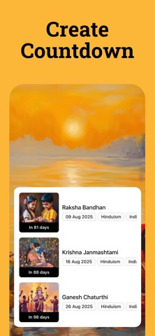 Hindu Calendar: Panchang 2026 iPhone screenshot