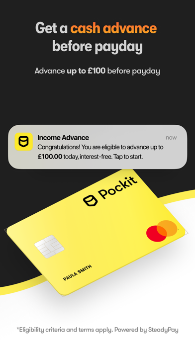 Pockit: Bank Card Alternative Screenshot