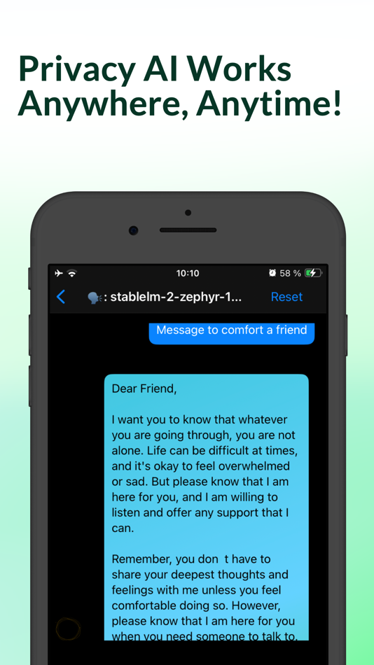 #2. Privacy AI Offline Chat Bot (iOS) 由: Pablo Amar Butron Galvez