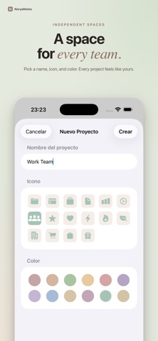 NoryaNotes iPhone screenshot