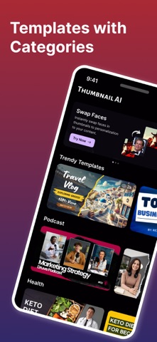 Thumbnail maker AI for Youtube screenshot