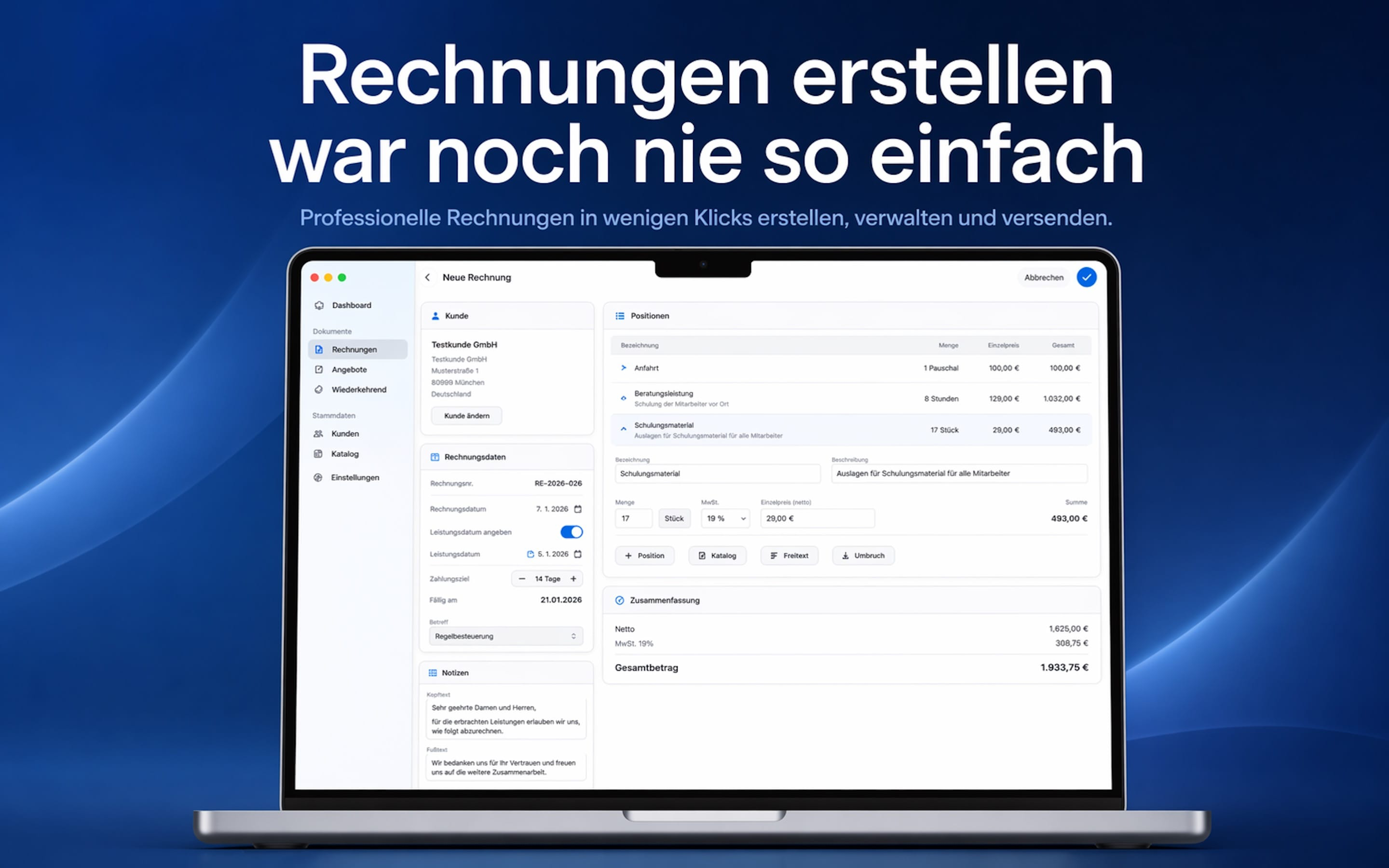 Rechnung Direkt: Invoice Maker screenshot 19