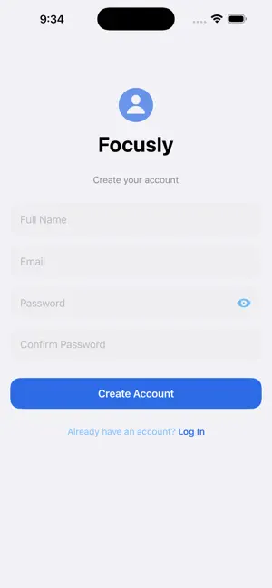 Focusly - Task Tracker screenshot 1