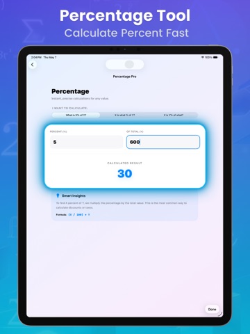 AI Math Solver: Scanner App iPad screenshot