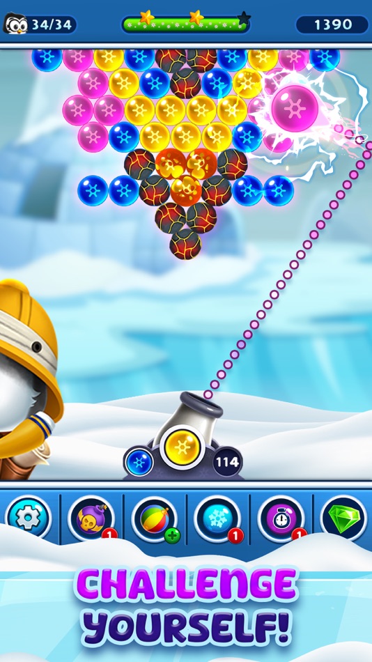 #2. Bubble Shooter: Frozen Pop (iOS) 由: Party Happy Games SL
