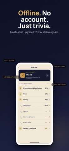 PubReady: Bar Trivia Practice iPhone screenshot