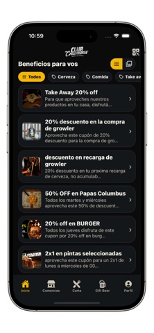 Club Columbus iPhone screenshot 2
