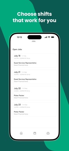 Newday by WorkWhile iPhone screenshot