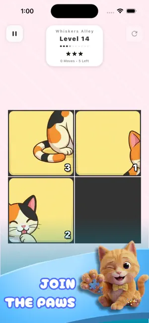 Paws Puzzle: Sliding Tiles screenshot 2