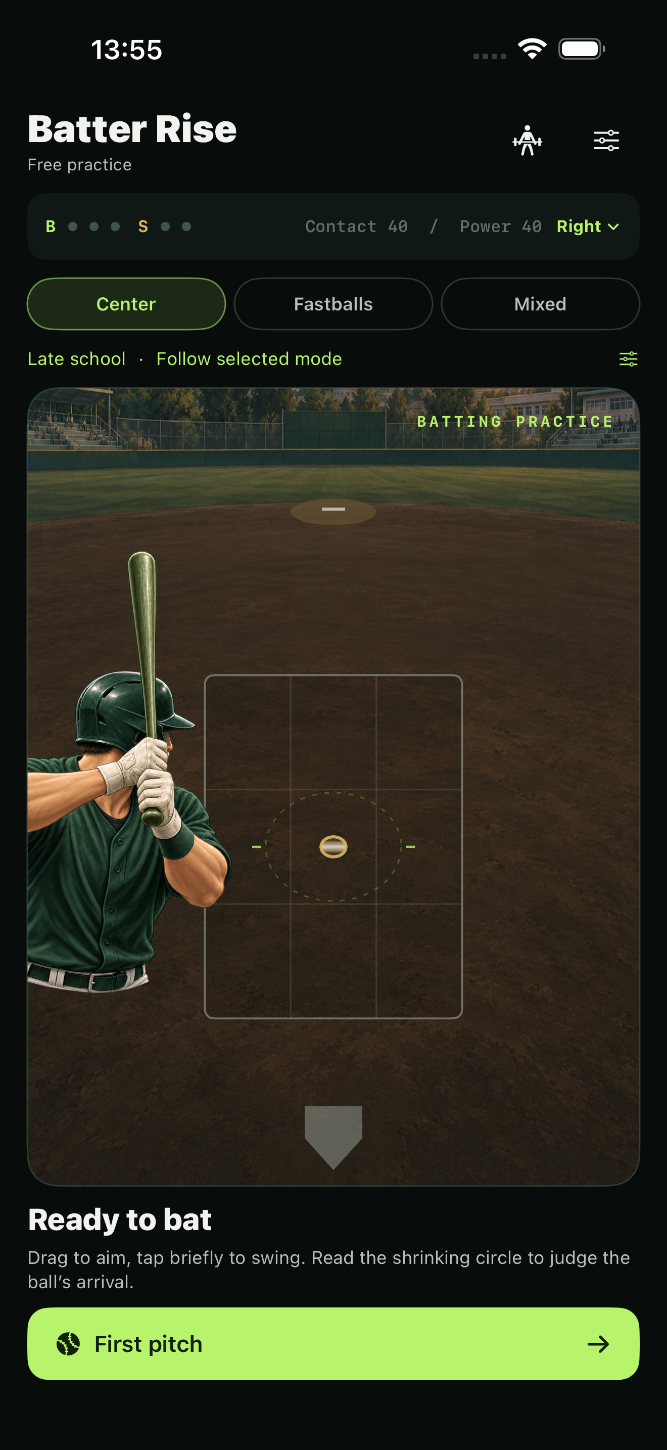 Reborn at Bat: Batter Growth store screenshot 1