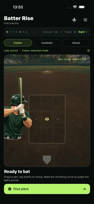 Reborn at Bat: Batter Growth screenshot 1