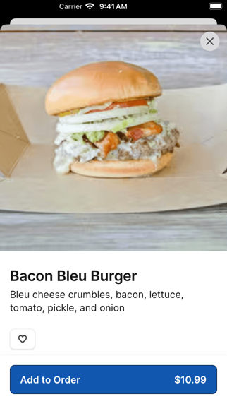 Brake Burger Garage iPhone screenshot 3 - Food & Drink app