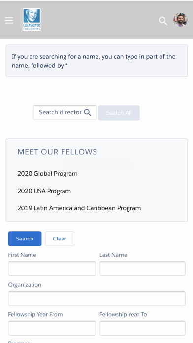 Screenshot #2 pour Eisenhower Fellowships