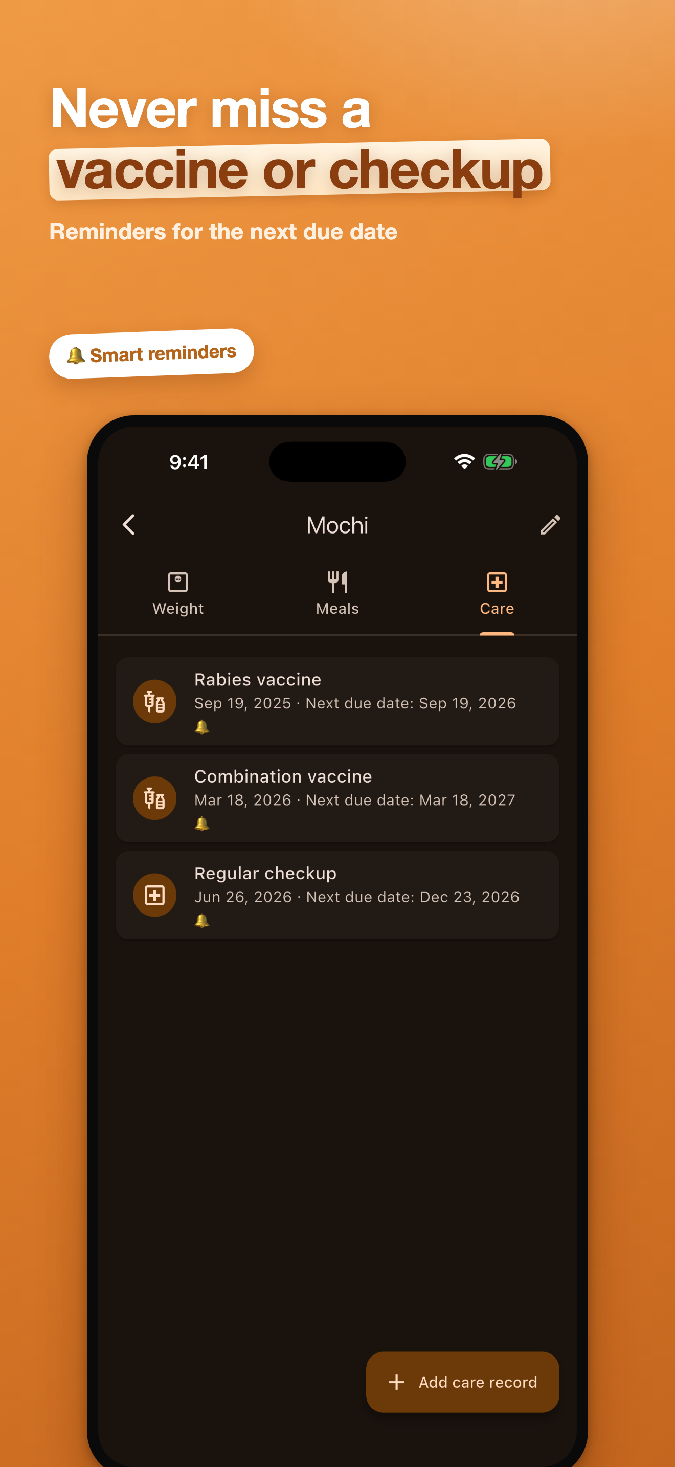 PetCare Log: Pet Tracker screenshot 3