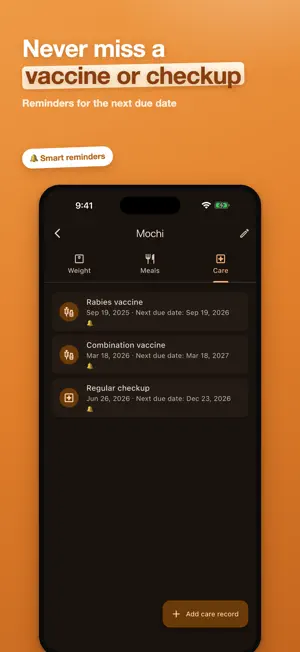 PetCare Log: Pet Tracker screenshot 3