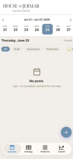 HOJ Content Calendar screenshot 1