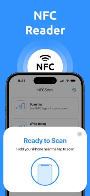 NFC Reader & Scanner iPhone screenshot 1