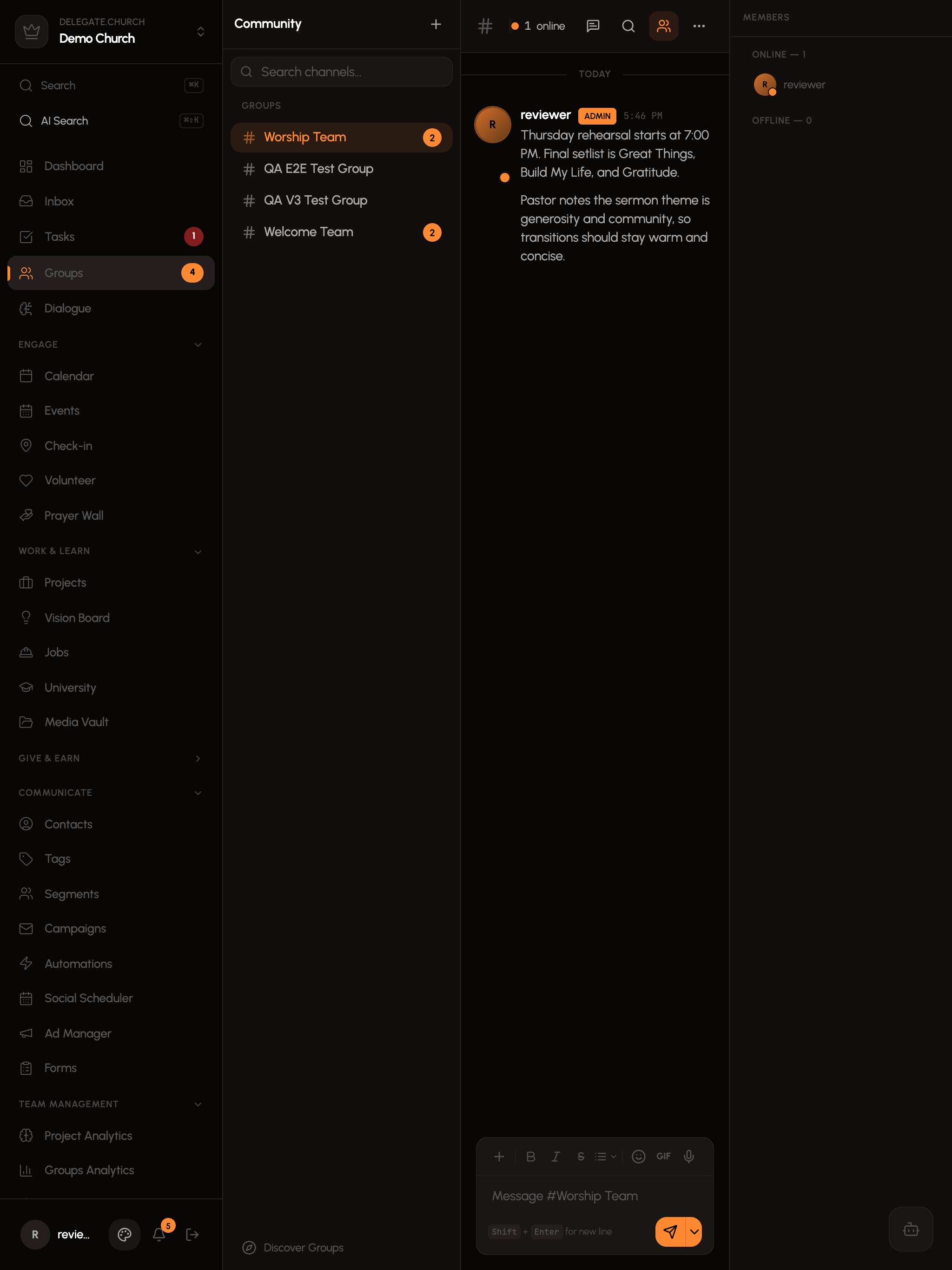 Delegate Church screenshot 9