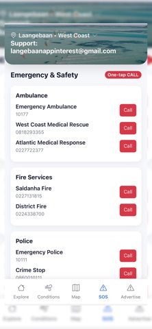 Langebaan App screenshot