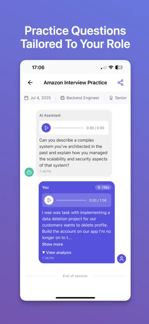 Clearsay: AI Interview Coach screenshot 4