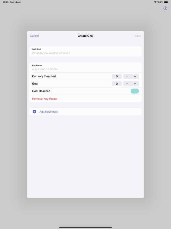 Screenshot #5 pour OKR Tracking