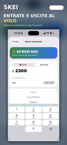 SKEI- Finanze Familiari screenshot 3