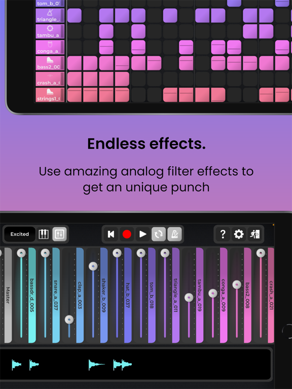 vocalBeazz: Make Beats with AI iPad screenshot 3 - Music app