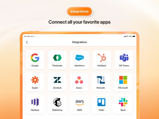 RingCentral iPad screenshot