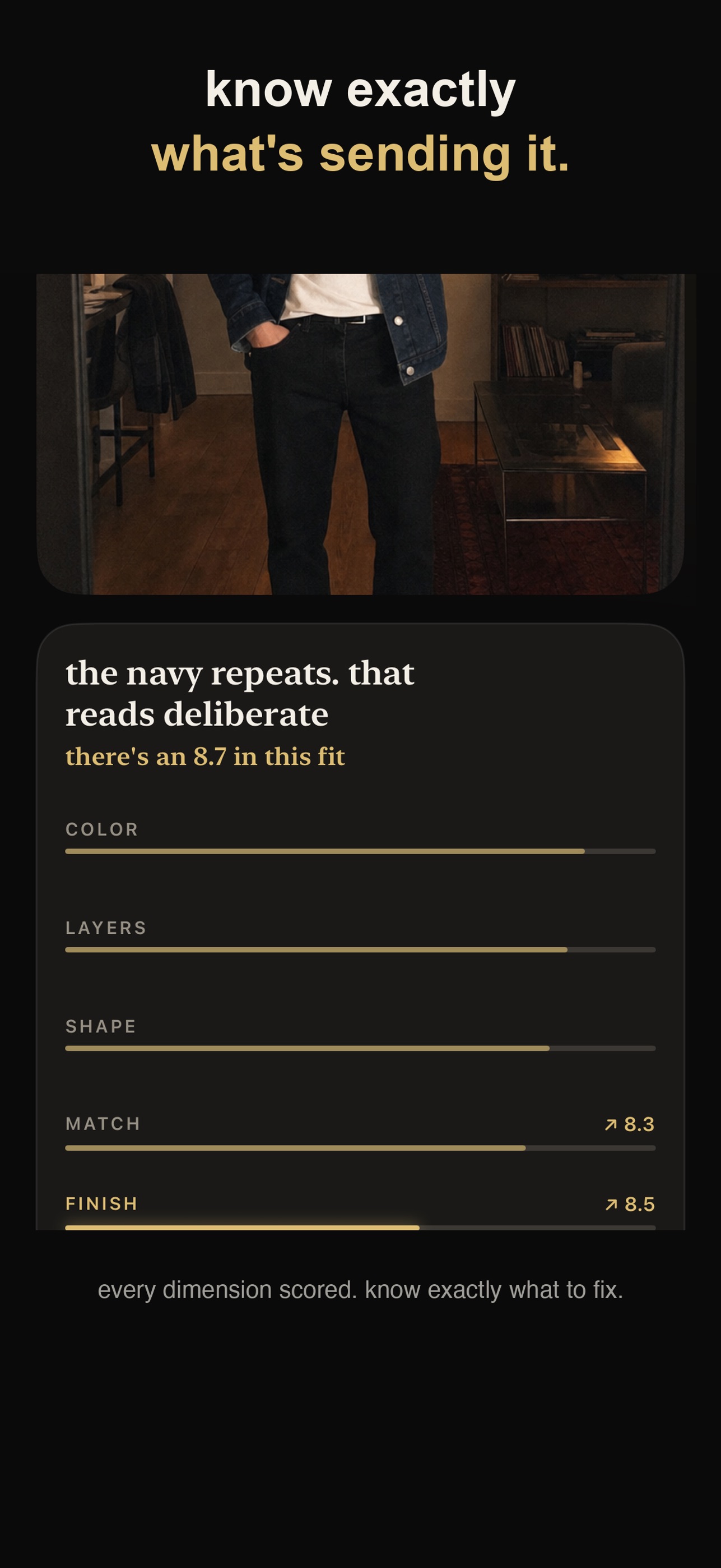 Screenshot 2 of Bearing: Daily Fit Check
