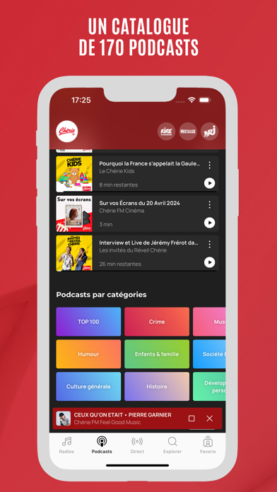 Chérie FM : Radios & Podcasts Screenshot