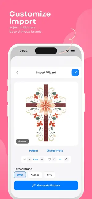 Cross Stitch Pattern Maker Pro screenshot 3