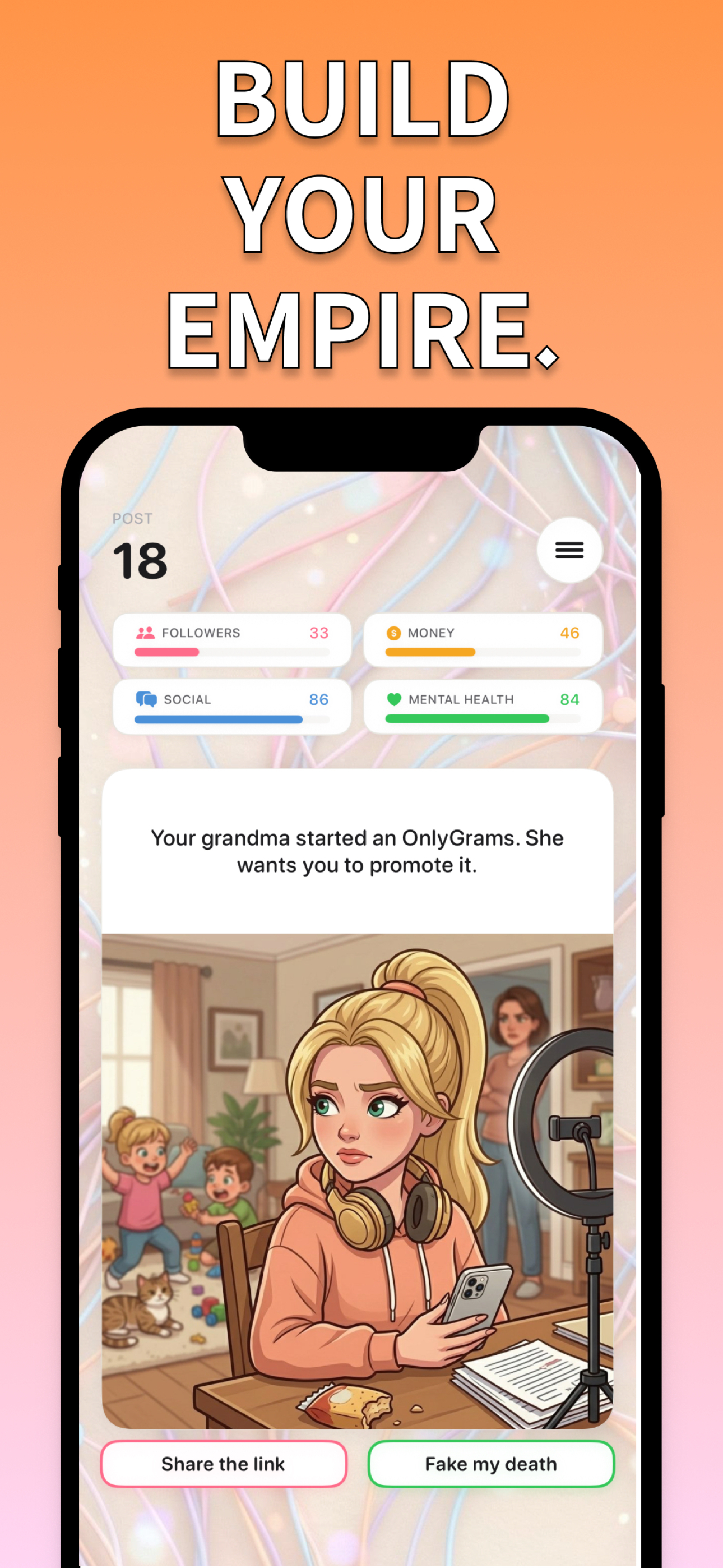 Influencer Simulator - Feed