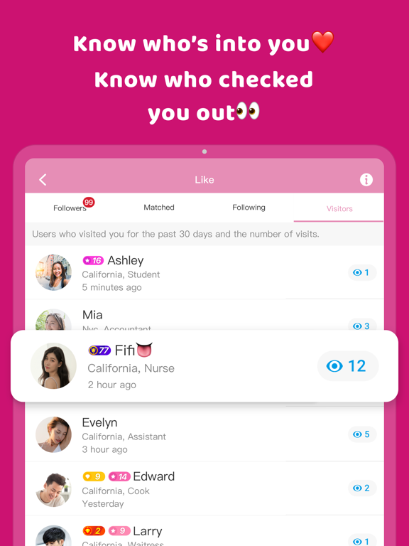 iPair - Chat, Meet New People iPad screenshot 4 - Social Networking app