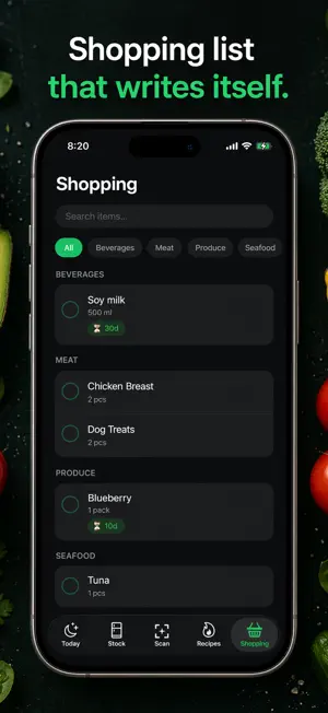 Fridgi: Fridge & Food Tracker screenshot 2