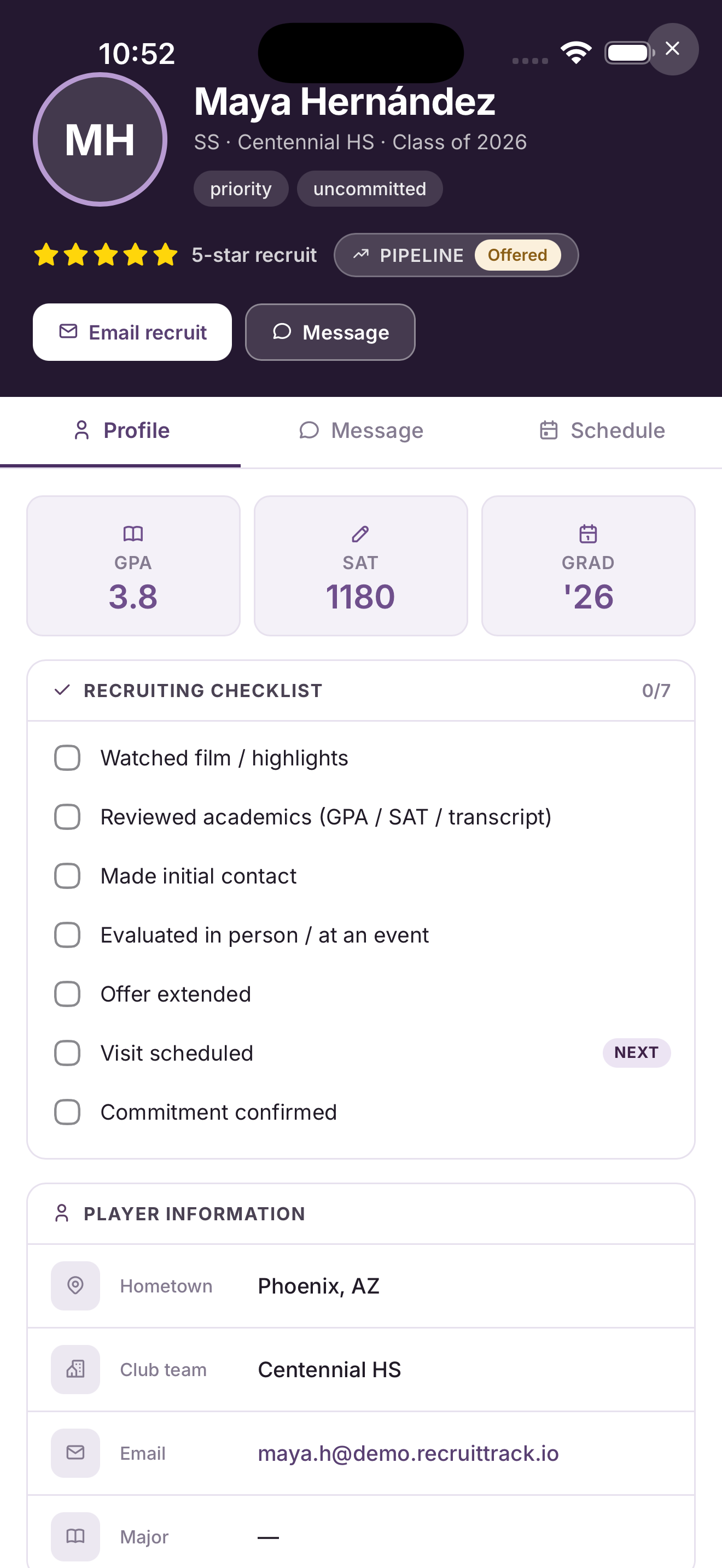 RecruitTrack: Get Recruited screenshot 6