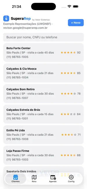 SuperaRep — Rotas e Visitas screenshot 1