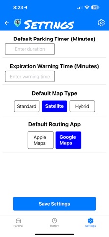 ParqPal: Parking Saver iPhone screenshot