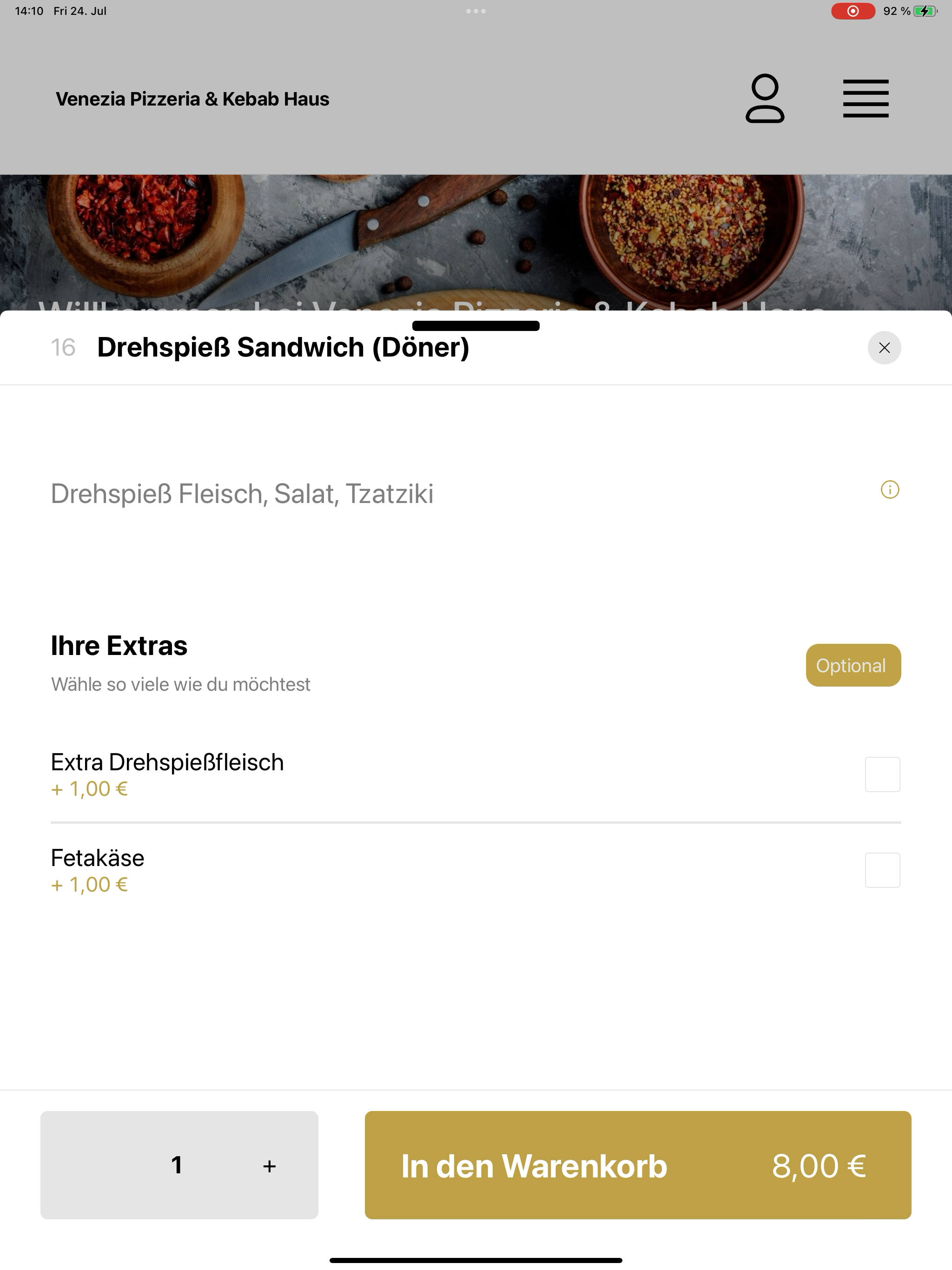 Venezia Pizzeria & Kebab Haus screenshot 14