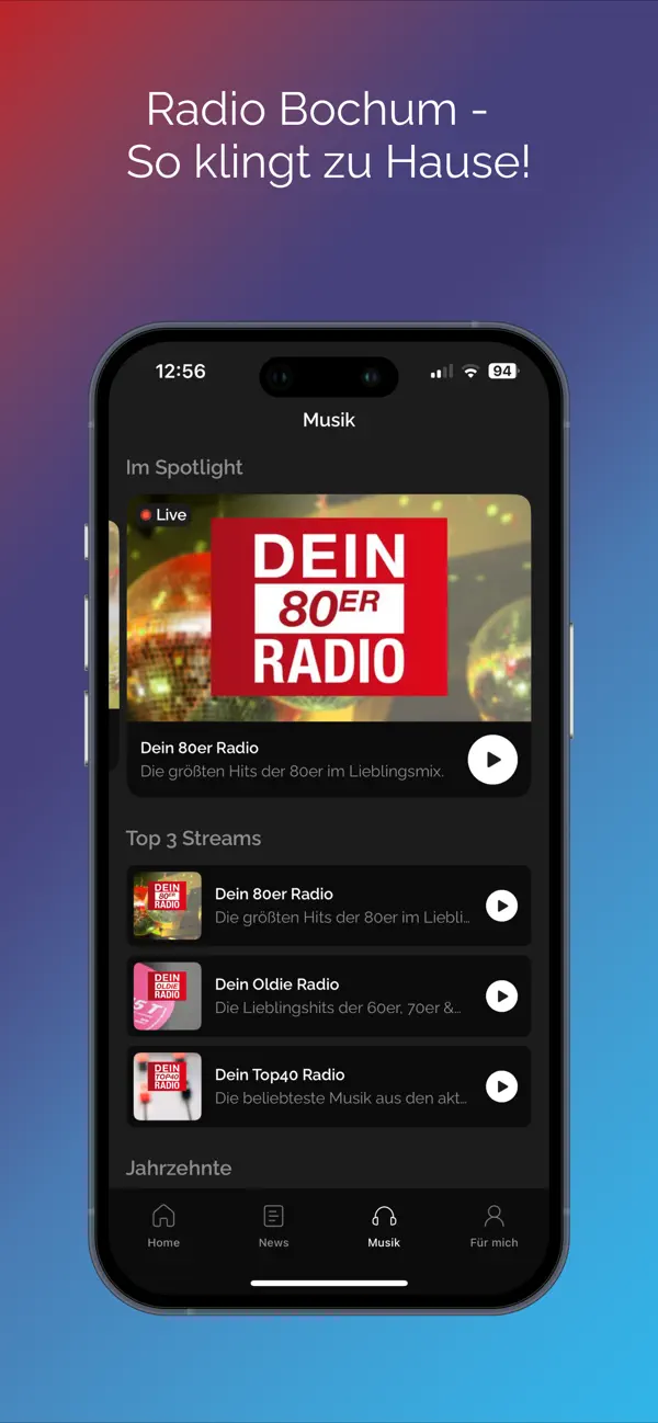 Screenshot #3 pour Radio Bochum