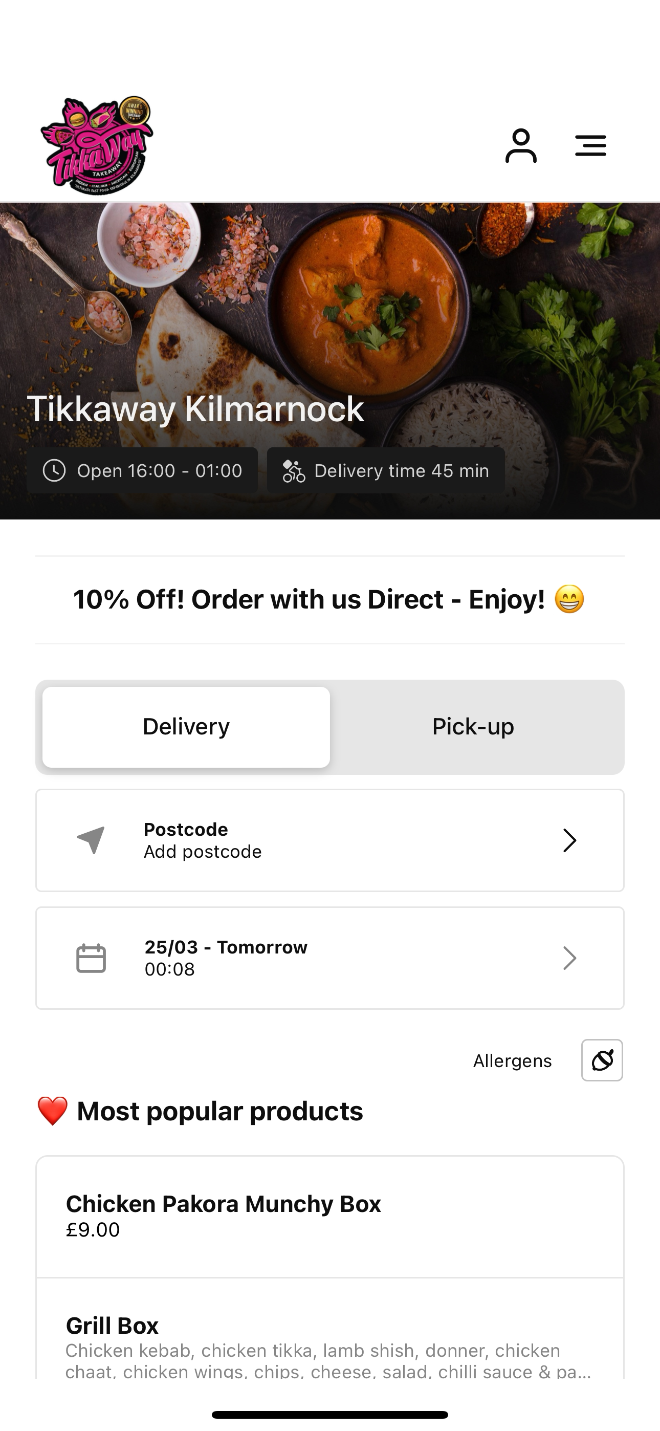 Tikkaway Kilmarnock screenshot 3