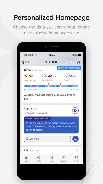 Screenshot #2 pour Zepp (formerly Amazfit)