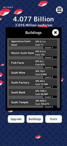 Sushi Idle iPhone screenshot