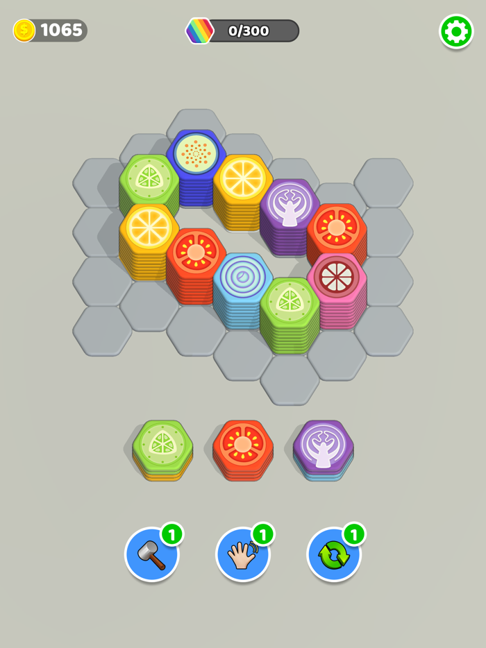 Hexa Stack Sort - Color Merge