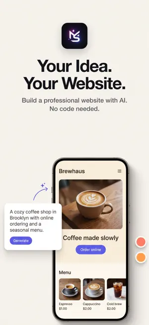 MagicSite: AI Website Builder screenshot 1