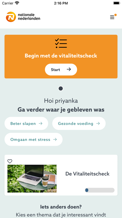 NN Vitaal Screenshot