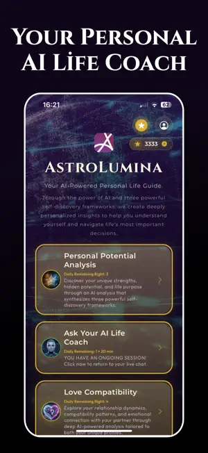 AstroLumina: AI Life Coach screenshot 1