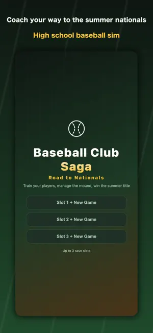 Baseball Club Saga screenshot 1