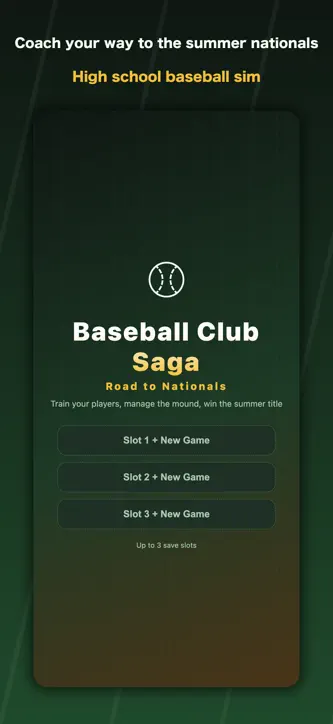 Baseball Club Saga screenshot 1