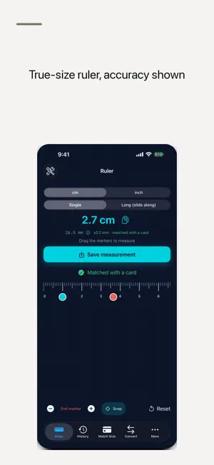 RulerApp: Ruler & Tape Measure screenshot 1